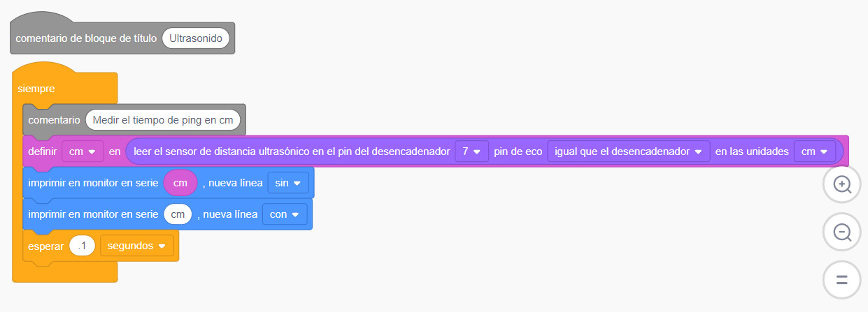 Ultrasonido Arduino código